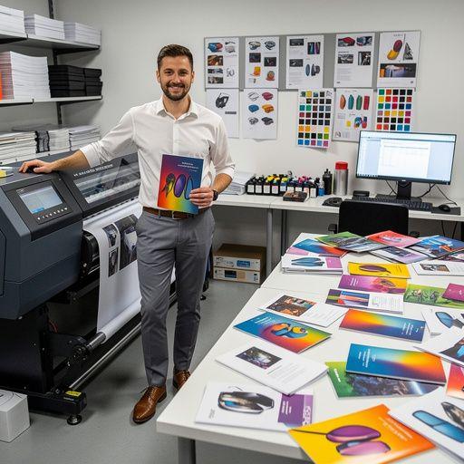 Creative brochure design showcasing vibrant colors and engaging layouts.